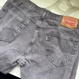 Levi's Men's Gray corduroy Jeans